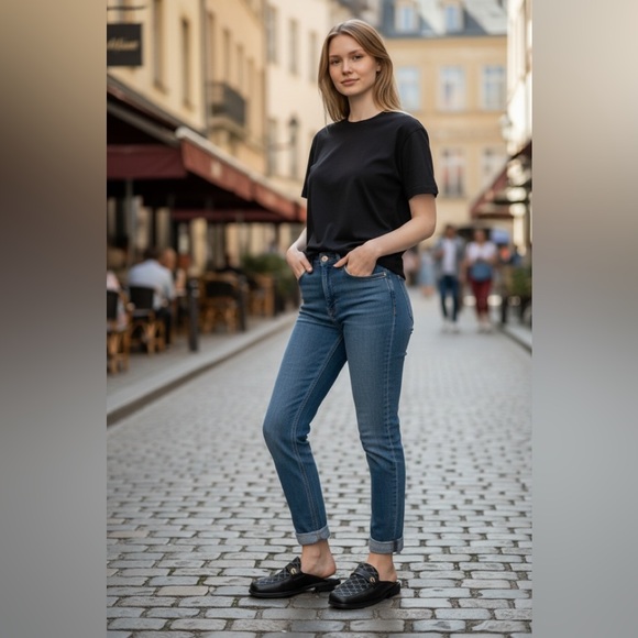 Leather mules, Etienne Aigner, signature logo pattern 
 is an American fashion - Picture 2 of 16